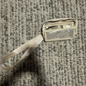 Brand - Lackycc; Length - Length 8", Height 5.5", Width 2"; Color - Beige